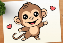 Drawing:6jtj9hur0h4= Monkey