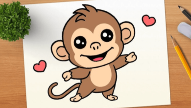 Drawing:6jtj9hur0h4= Monkey