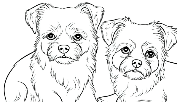 Cute:1z3gnwg-Pji= Dog Coloring Pages